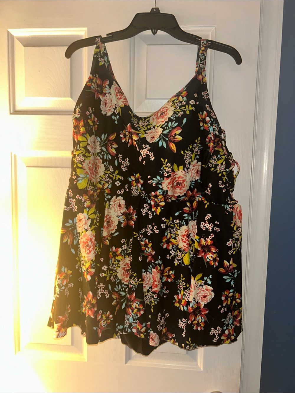 torrid Black Floral One-Piece Swimdress. Torrid size 3